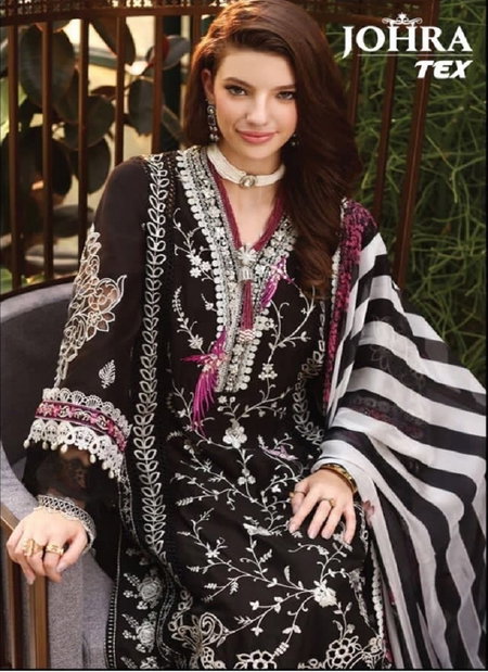 JT 125 By Johra Tex Cambric Cotton Pakistani Suits Wholesale Shop In Surat